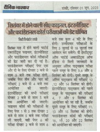 31th May 2025 Half Day CIRC Seminar on New Age Opportunities for CAs & GST Litigation